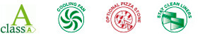 BAUMATIC BO996SS Oven Feature Icons