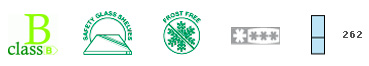 BAUMATIC BR27B Integrated Freezer Feature Icons