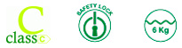 BAUMATIC BTD1 Tumble Dryer Feature Icons