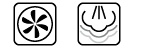 BAUMATIC P470SS Integrated Freezer Feature Icons
