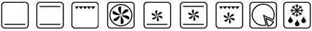 BAUMATIC P632SS Single Oven Function Icons