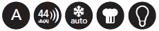MAYTAG SOV028TB Refrigeration Feature Icons