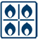 BOSCH PCS815B90E Gas Hob Feature Icons