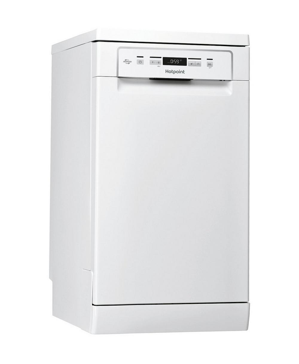 HSFCIH4798FS HOTPOINT 097HSFCIH4798FS Slimline Dishwasher                                                                
E Energy Rated - 10x Place Settings - 8 Programmes  Button Control • Inverter Motor • 
Express 30 Wash - H85xW45xD59cm • HSFCIH4798FS