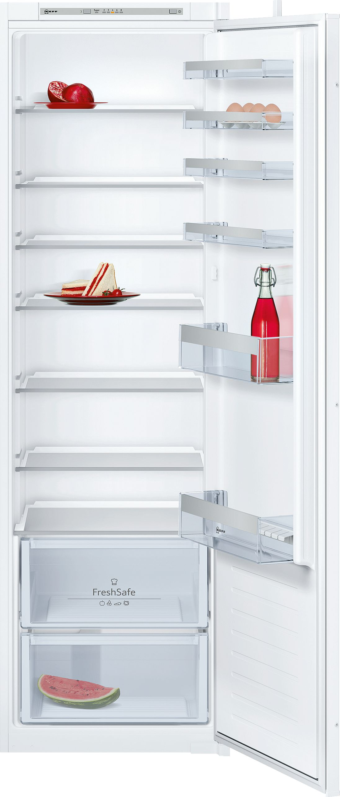Neff KI1812SF0G NEFF Integrated Tall Larder Fridge Sliding…