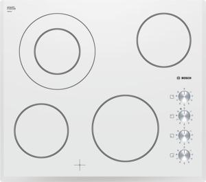 Bosch PKF659C17E BOSCH Hob Ceramic 60cm Bevelled Edge White