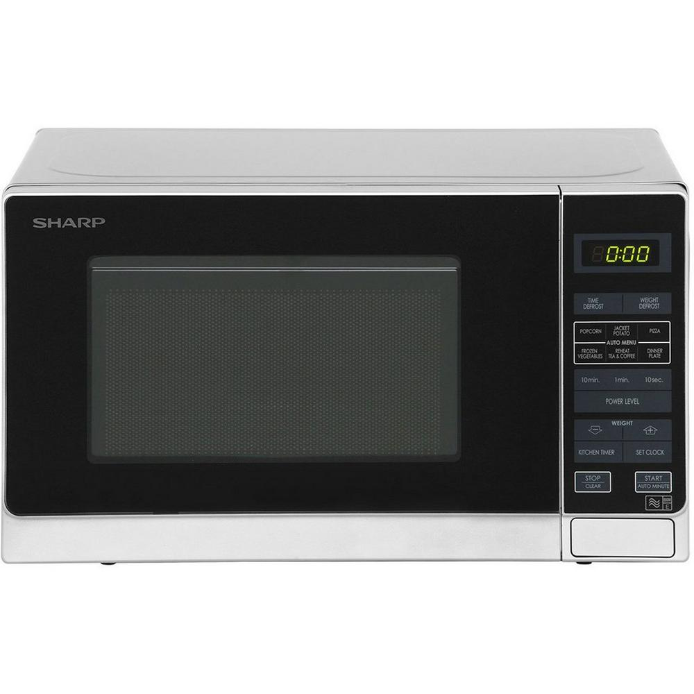 R272SLM SHARP R272SLM Microwave
20L • 800W • 5x Power Levels • 6 Separate Functions • Touch Controls • Digital Display • Silver 
• H25.7xW43.9xD35.8cm