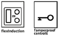 SIEMENS EH675MN11E Hob Feature Icons