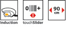 SIEMENS EH975SK11E Hob Feature Icons