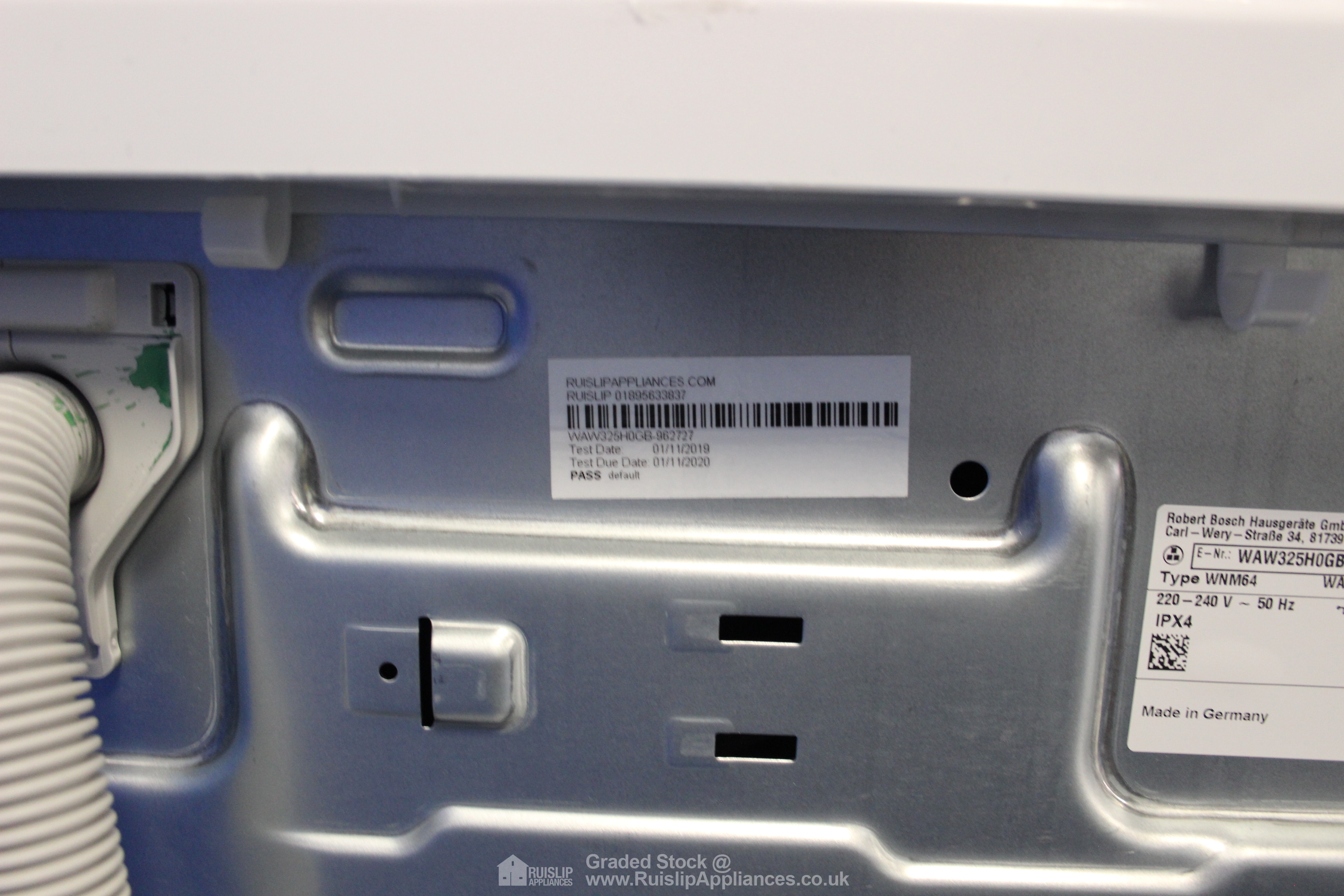 BOSCH Series 8 Washing Machine Capacity 9Kg • 1600 rpm • Home