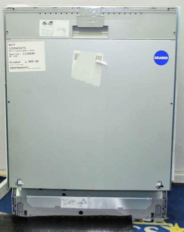 NEFF Fully Integrated Dishwasher TimeLight FlexiDrawer 14 Place