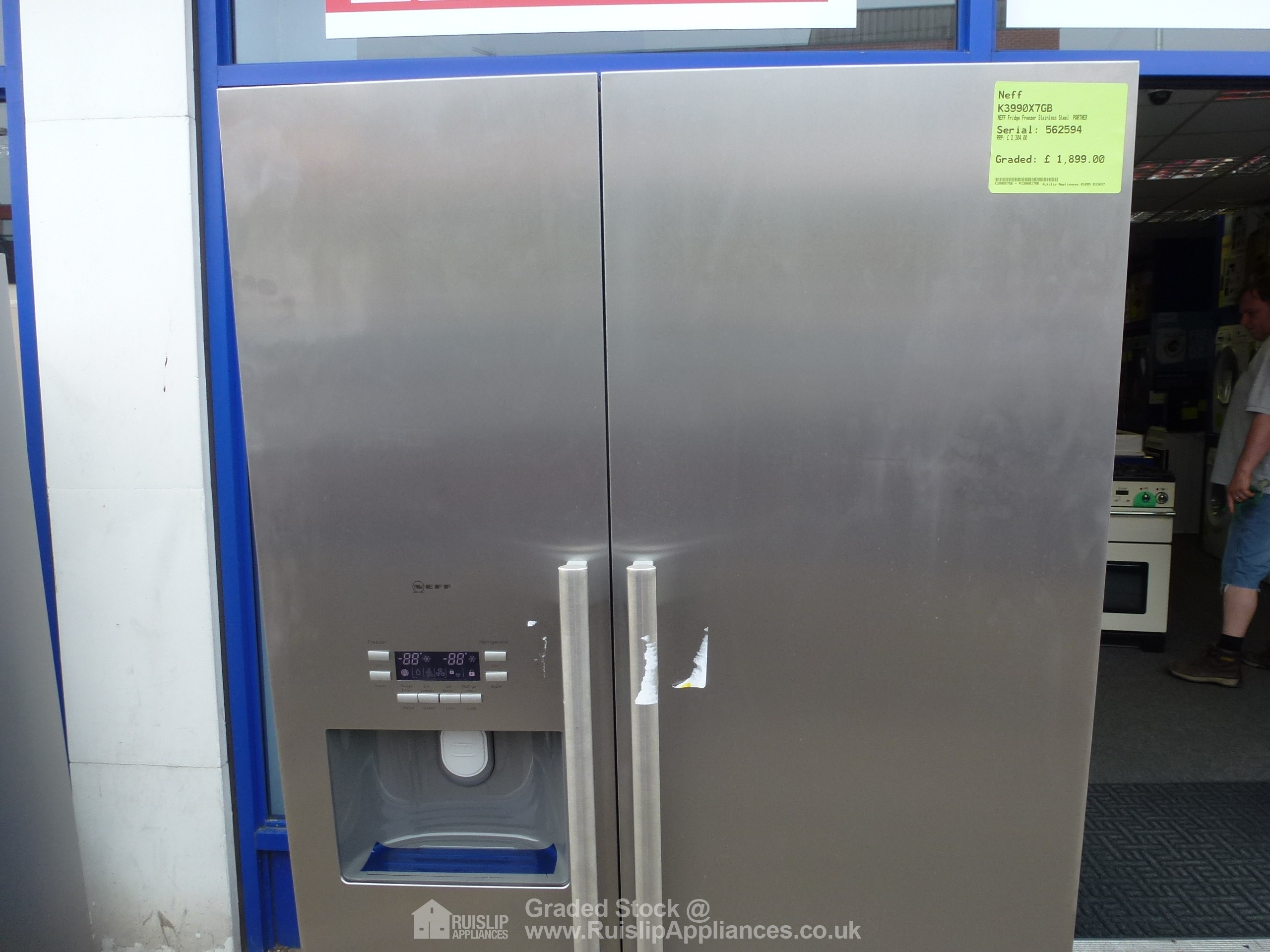 NEFF Fridge Freezer Stainless Steel