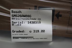 Bosch SMS26AW08G Dishwashers Full Size - 391511