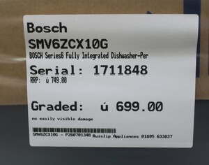 Bosch SMV6ZCX10G Dishwashers Full Size - 1711046