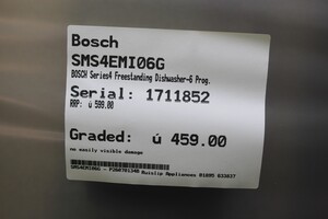 Bosch SMS4EMI06G Dishwashers Full Size - 1711050
