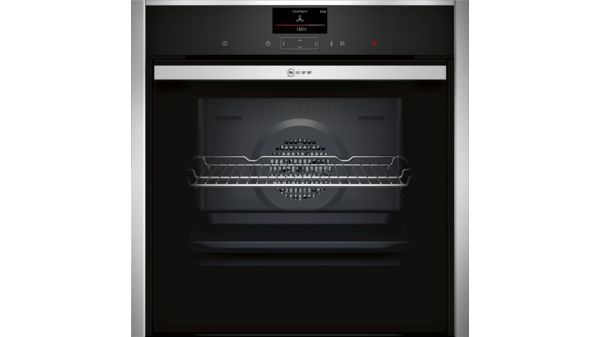 Neff B57CS24H0B NEFF Single Oven Stainless Steel Slide