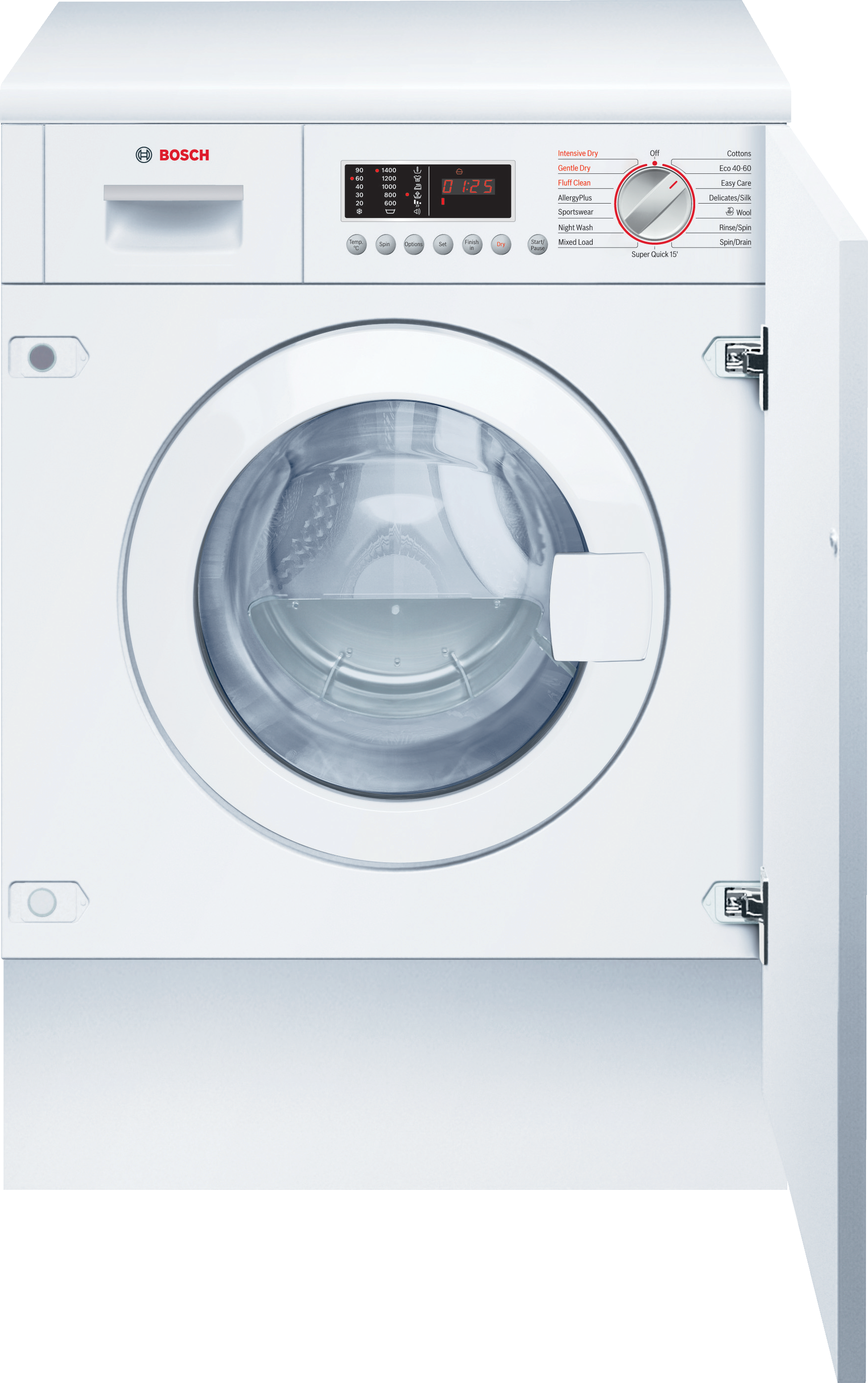 Bosch integrated shop washing machine